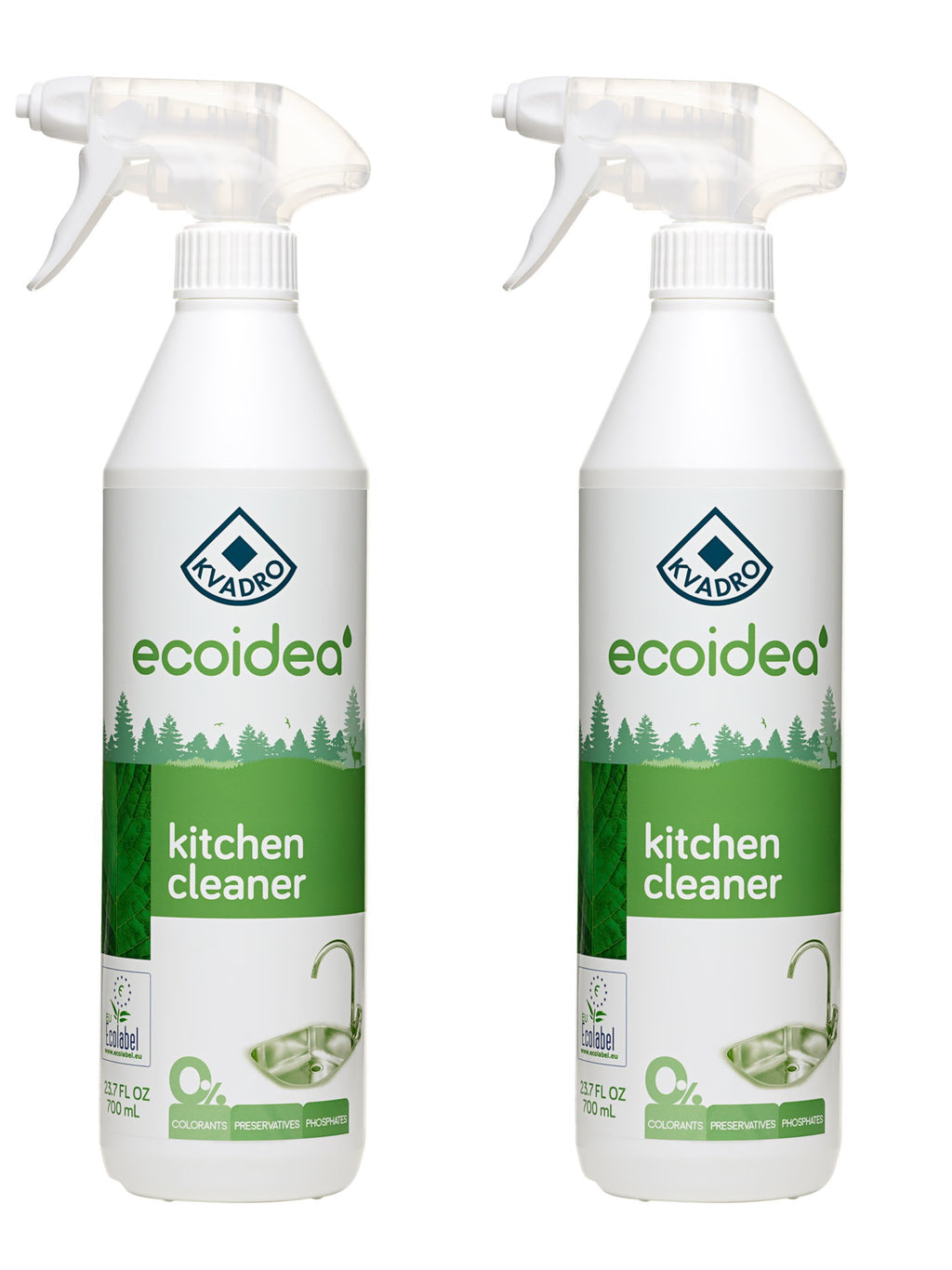 ecoidea Kitchen Cleaner 23.7 FL OZ 2 PACK