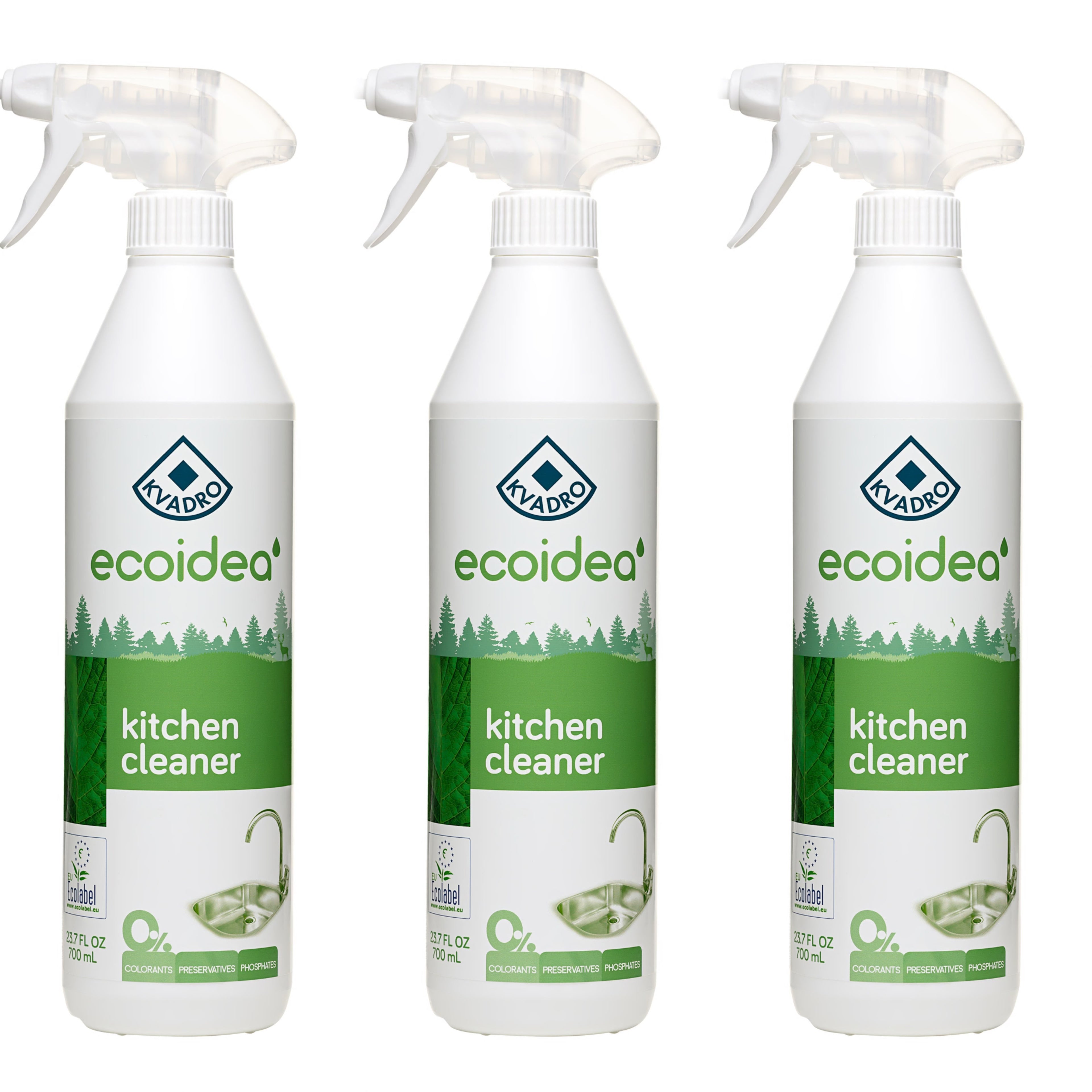ecoidea Kitchen Cleaner 23.7 FL OZ 3 PACK