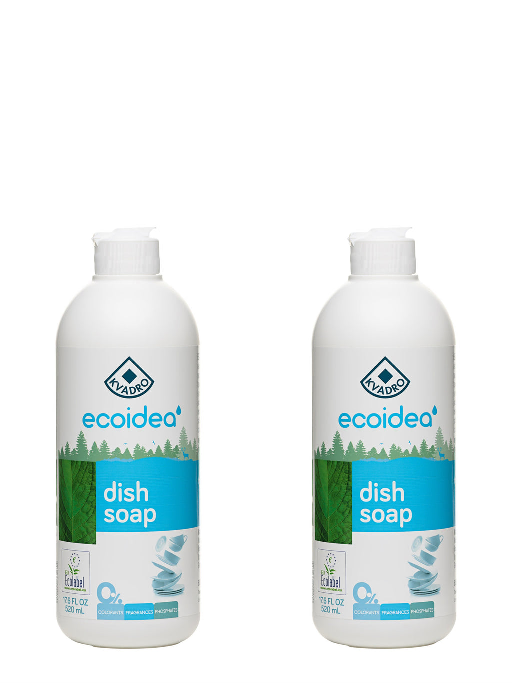 ecoidea Dish Soap 17.6 FL OZ 2 PACK