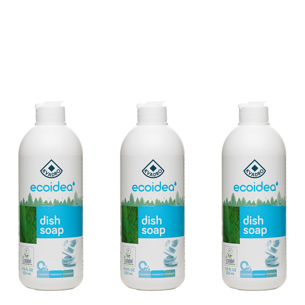 ecoidea Dish Soap 17.6 FL OZ 3 PACK