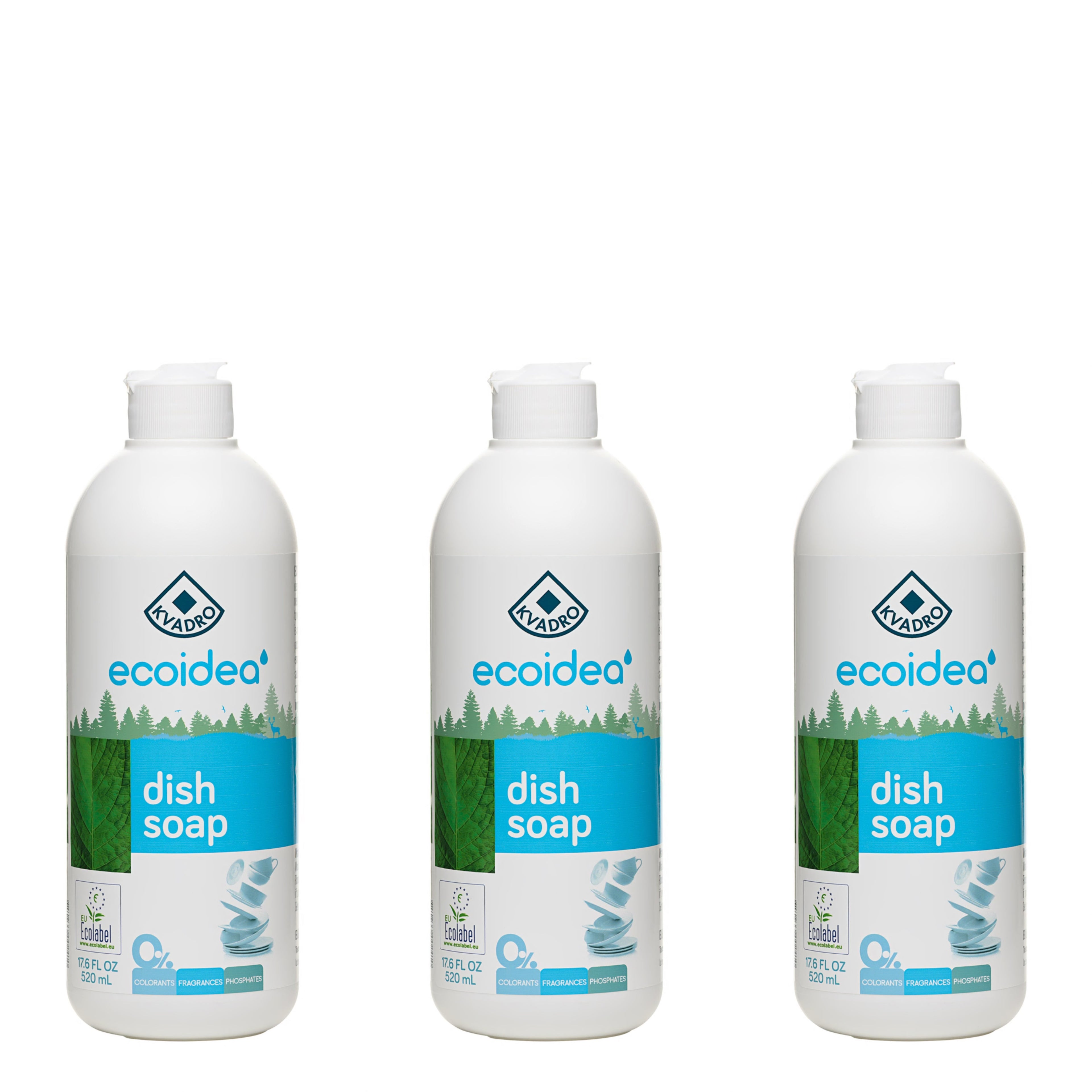 ecoidea Dish Soap 17.6 FL OZ 3 PACK